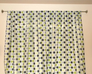 Finished Guest Room Curtains