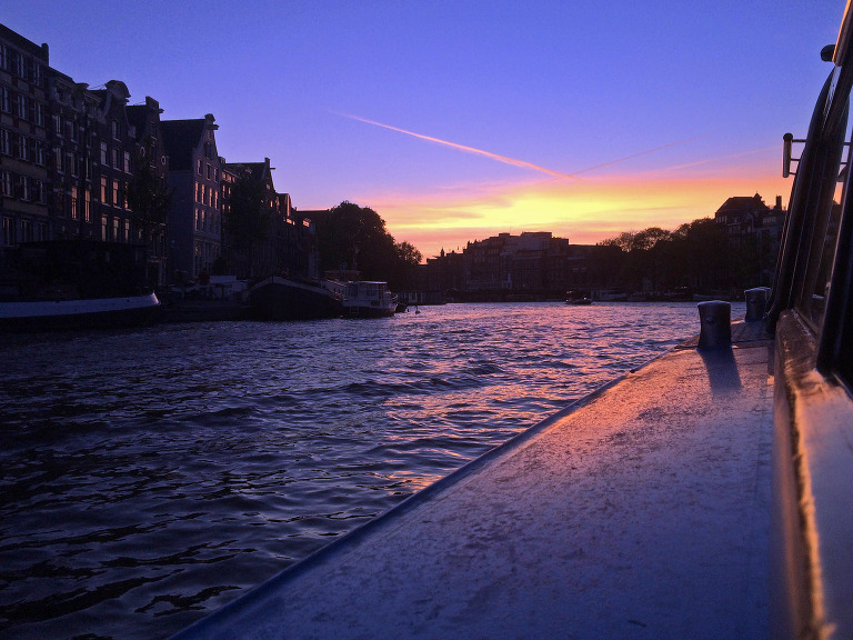 Amsterdam Sunset Canal Cruise paintedposies.com