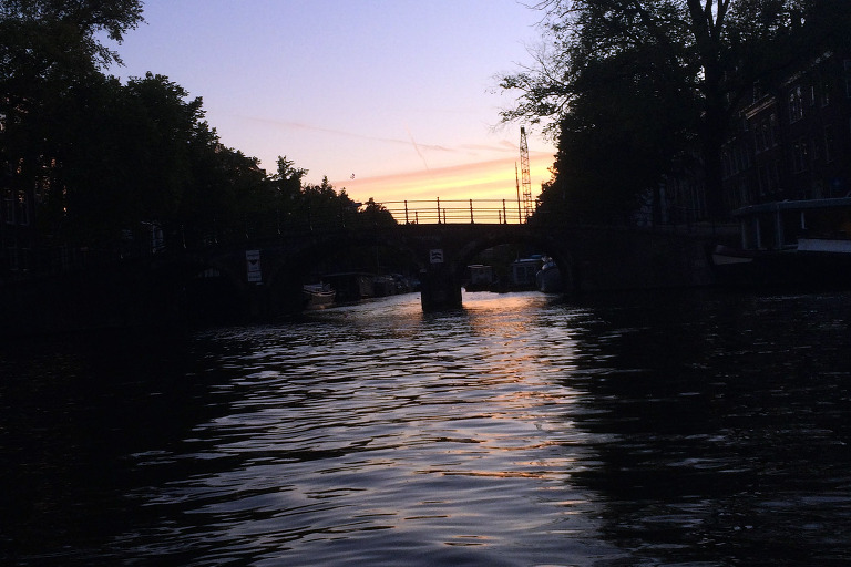 Amsterdam Sunset Canal Cruise paintedposies.com