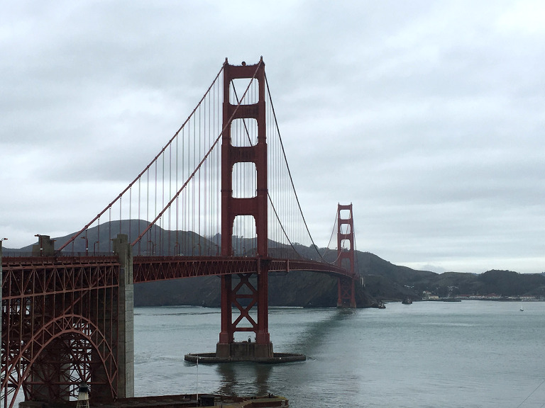 Golden Gate Bridge Distance paintedposies.com