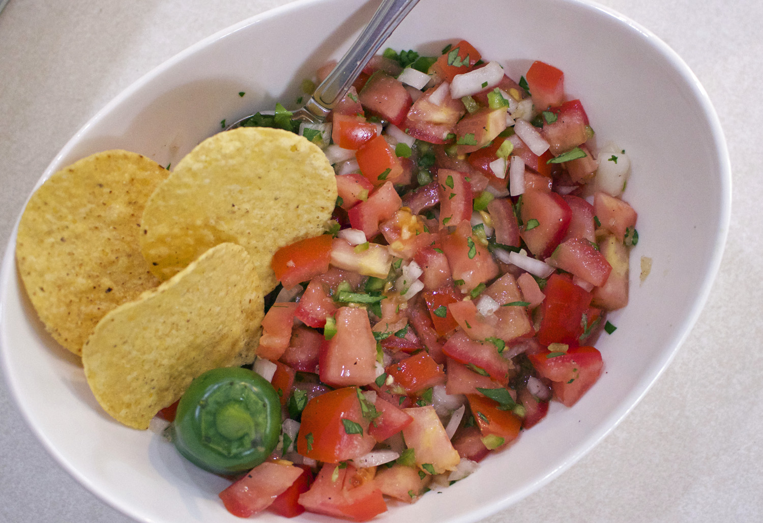 basic summer salsa recipe - paintedposies