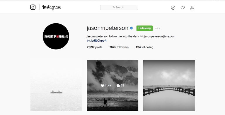 Jason M Peterson Instagram paintedposies.com