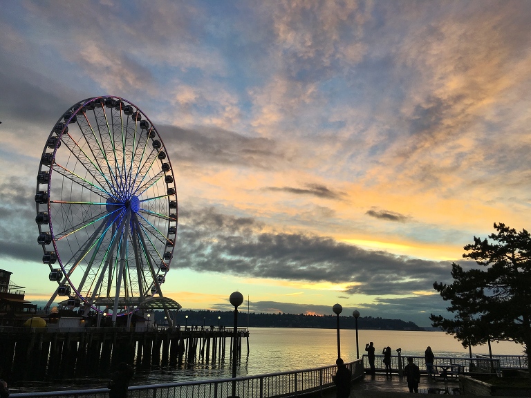 Weekend in Seattle Great Wheel Pier 57