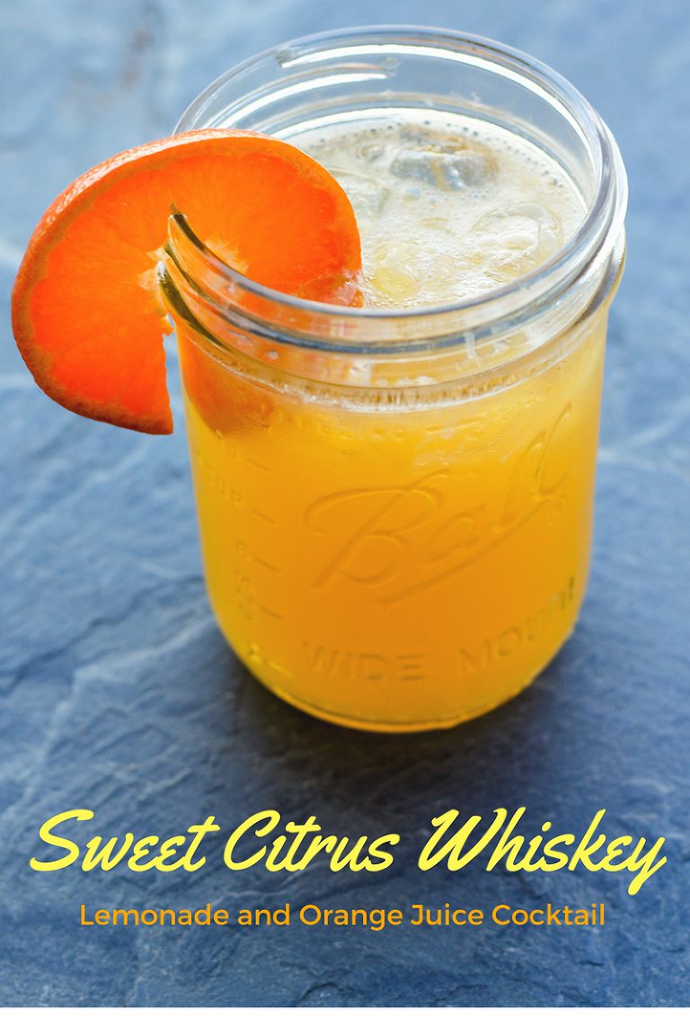 Cocktail Hour: Sweet Citrus Whiskey paintedposies.com