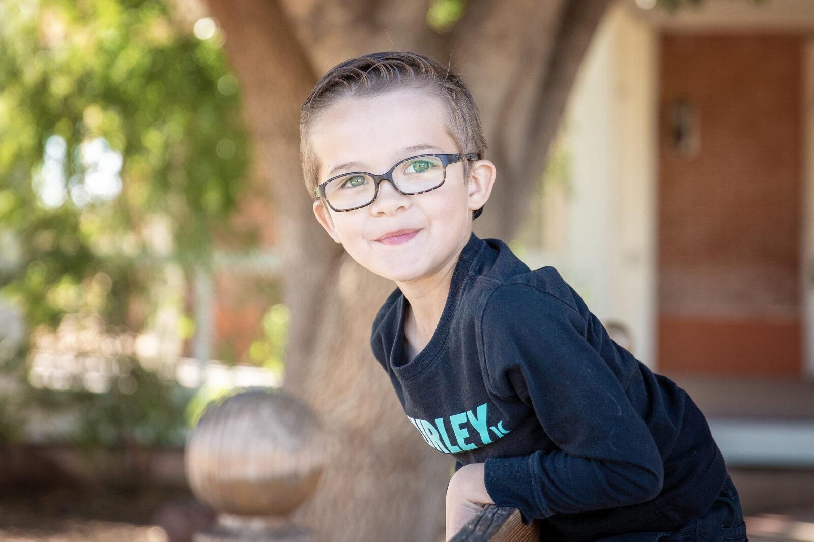 Boy child wearing glasses photo in Phoenix, Arizona
